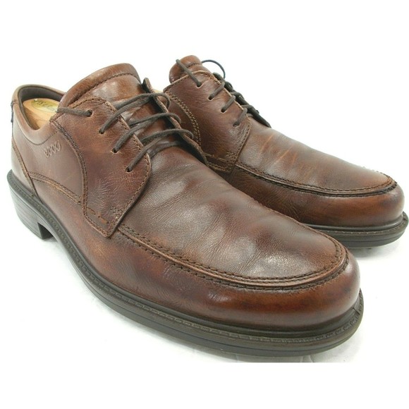 ECCO Mens Brown Leather Oxfords Lace Up Dress Shoes Size EU 44 US 10-10.5 A0320 main image 10